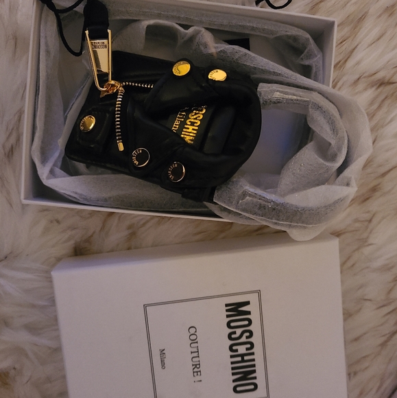 Moschino Biker Mini Crossbody NWT NIB - Picture 6 of 7